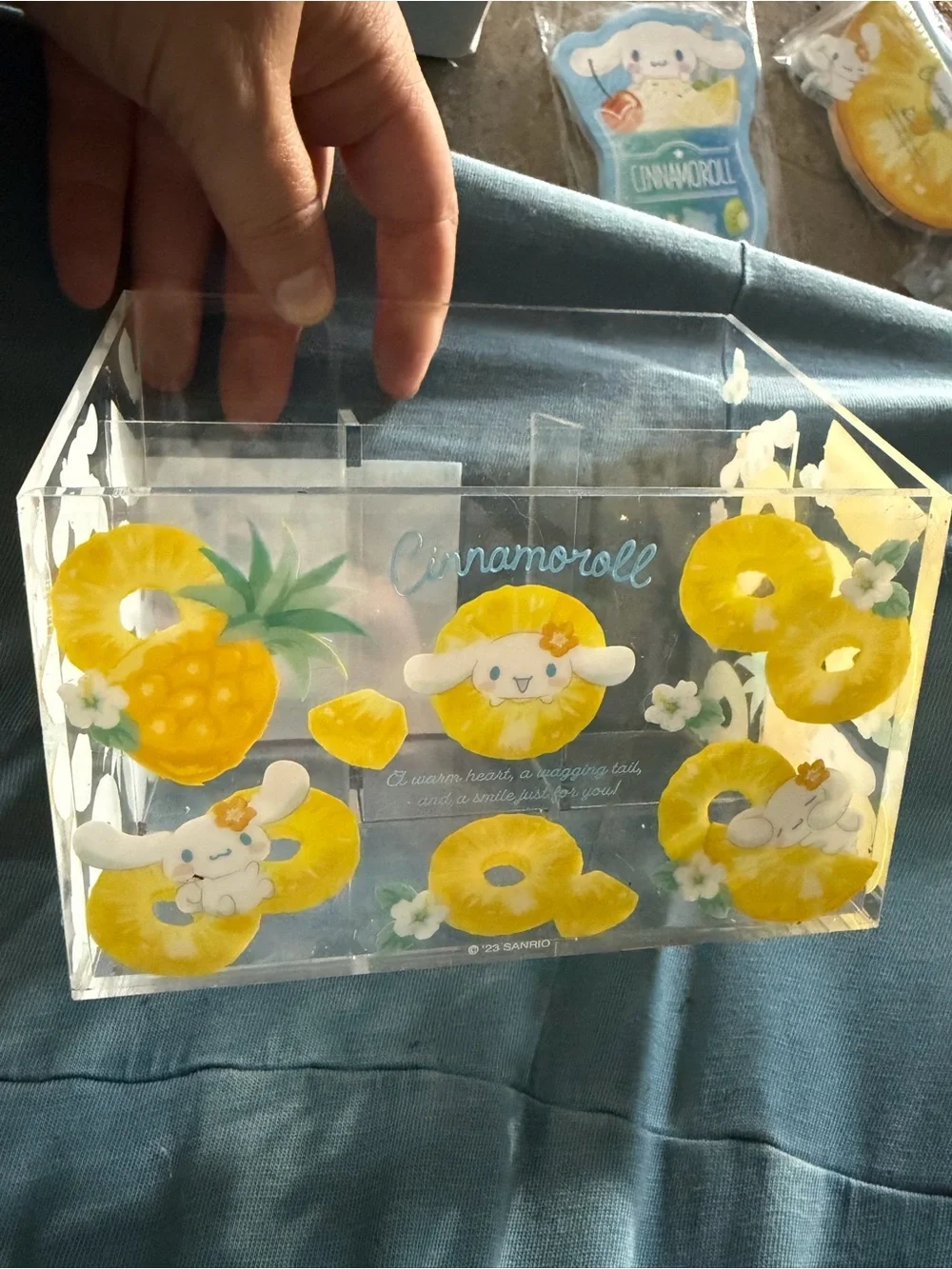 New Sanrio Cinnamoroll themed Pen Stand with Lemons! 5 pieces total! All new!